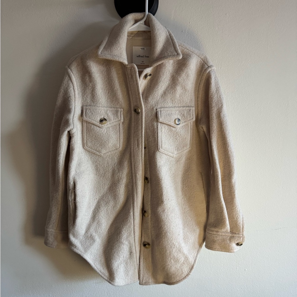Wilfred Free Beige Wool Jacket